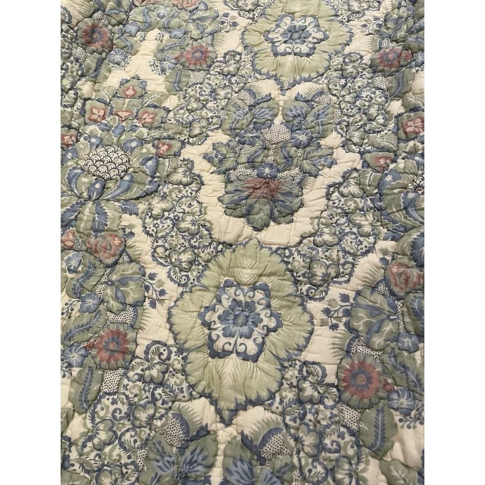 Pottery Barn Giselle Quilt Full/Queen Blanket Cotton‎ 92